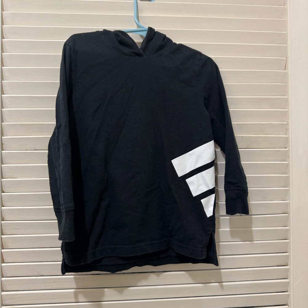 Adidas Kids Black Hoodie EUC